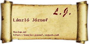 László József névjegykártya